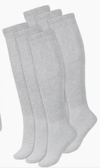 Diabetic Socks Over The Calf - Knee High Premium Cotton Socks For Men's.