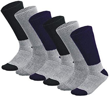 Diabetic Socks For Men and Women Loose Fit Non-Binding Thermal Diabetic Crew Cotton Socks Keep Foot Warm.