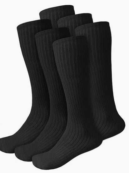 Military Boot Socks Quick-Dry Cotton Crew Socks for Firefighters, Police, Hiking