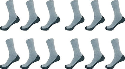 Mens Athletic Sports Cotton Crew Socks Works Cushion Socks