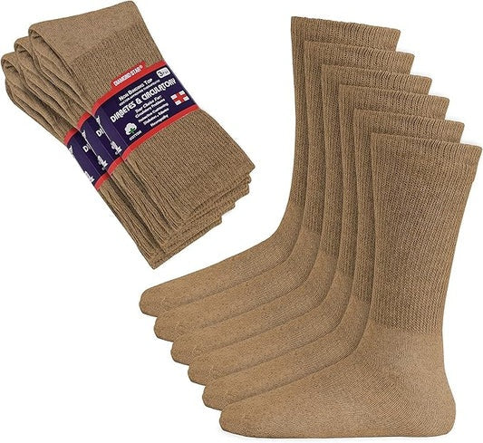 Diabetic Socks For Men Women Non-Binding Physican Doctor Approved Diabetic Crew Socks.
