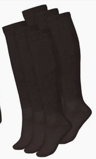 Diabetic Socks Over The Calf - Knee High Premium Cotton Socks For Men's.