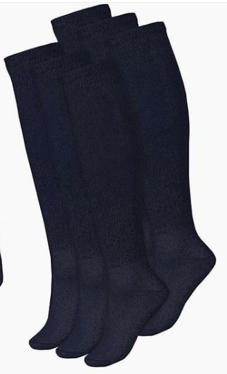 Diabetic Socks Over The Calf - Knee High Premium Cotton Socks For Men's.