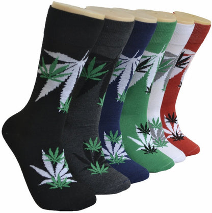 6-12 Pairs Men's Women's Cotton Dress Crew Socks Comfortable Casual Soft Socks Size 10-13