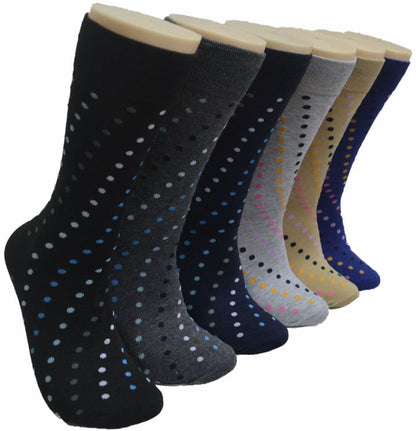 6-12 Pairs Men's Women's Cotton Dress Crew Socks Comfortable Casual Soft Socks Size 10-13