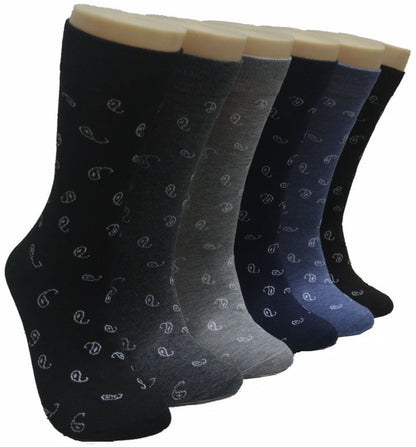 6-12 Pairs Men's Women's Cotton Dress Crew Socks Comfortable Casual Soft Socks Size 10-13